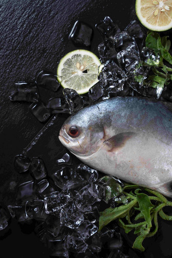 鱼新鲜无人东方食品高清摄影图