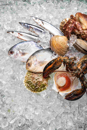 海鲜螃蟹餐饮健康食品清晰场景