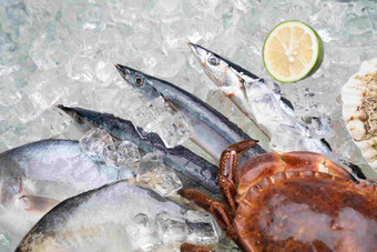 海鲜秋刀鱼美味