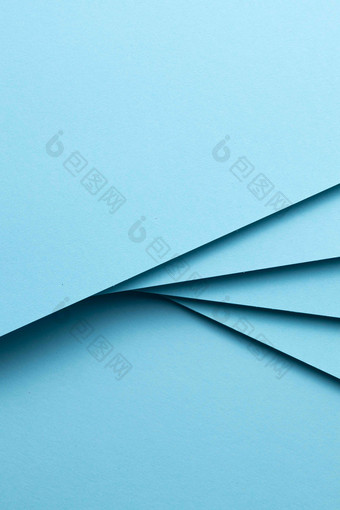 蓝色纸张素材排列高质量摄影