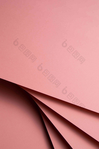 粉色纸张堆叠彩色图片高质量素材