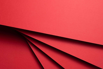 红色纸张排列创意书页清晰摄影