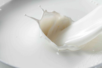 豆浆食物白色飞溅氛围图片