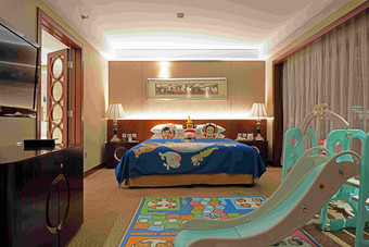 酒店儿童主题套房卡通高端图片