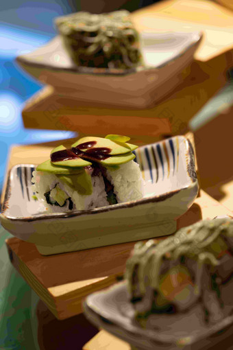 寿司卷高质量照片