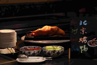 北京烤鸭食品东亚高清拍摄