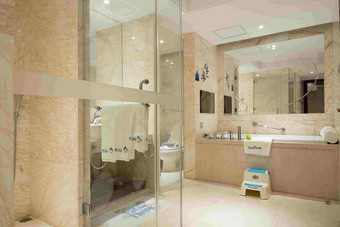 酒店卫浴照明设备高清素材