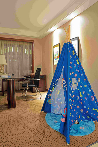 酒店儿童主题套房房间高清拍摄