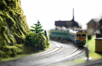 高铁玩具运输铁轨轨道高清摄影图
