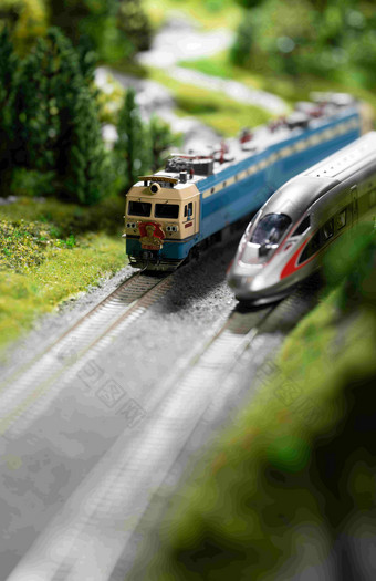 高铁公共交通客车模型清晰图片