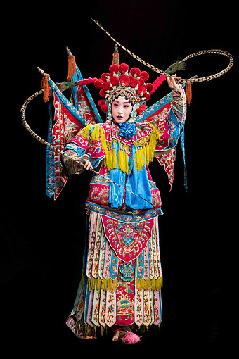 刀马旦传统文化穆桂英传统高质量拍摄