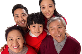 幸福家庭新年中国成年人生活方式氛围照片