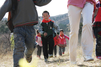 乡村学生自然希望东方人高端摄影