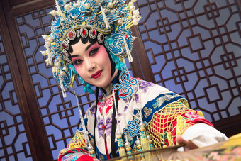 角色中国京剧表演艺术活动传统服装写实摄影图