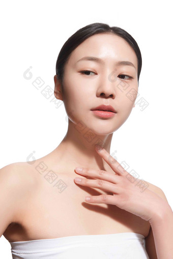 年轻美女肖像脸中国人20岁到25岁高质量图片