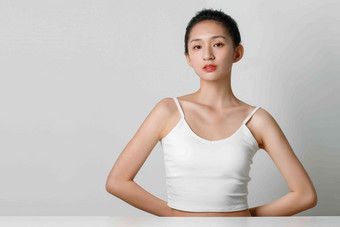 漂亮女人肖像美女中国自信高端拍摄
