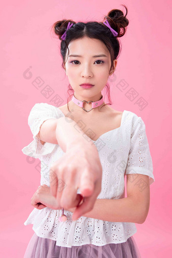 年轻女孩肖像青年人中国人