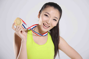 东方青年女运动员成年人高端摄影