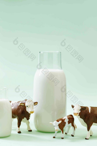 牛奶奶牛食品摄影健康食物高端摄影图
