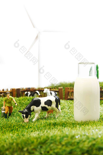 牛奶牧场乳业创造力清晰摄影