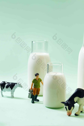 牛奶奶牛乳业高端相片