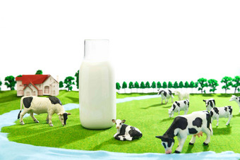牛奶牧场食品饮料写实拍摄