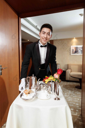 酒店服务员男人微笑舒适氛围相片