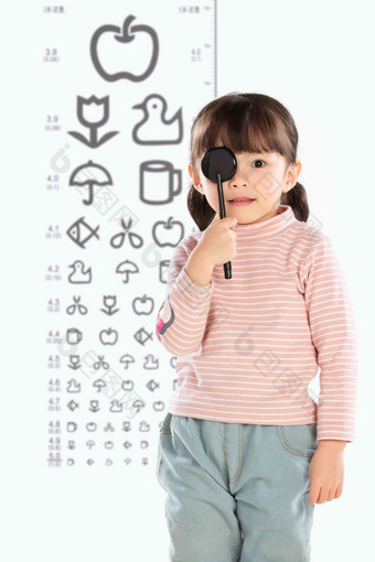 视力可爱仅一个儿童东亚乐观高端图片