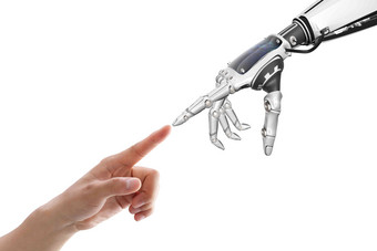 人类与机器人的手对接
