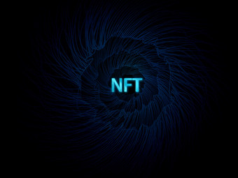NFT数字藏品网络空间<strong>合成</strong>图像写实相片