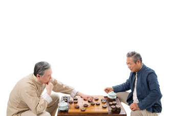 老年人下象棋老年男人养老院晚年生活高清相片