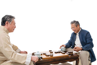 老年人下象棋老年社区中国表现积极
