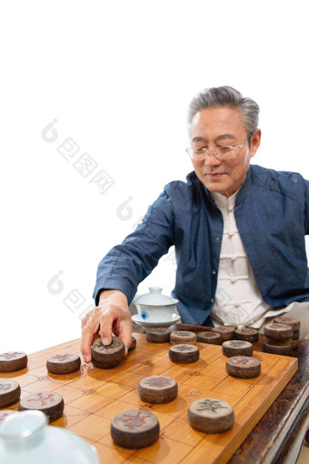 老年人下象棋