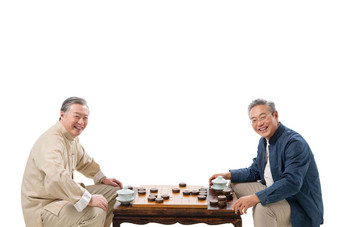 老年人下象棋疗养院65到69岁高端摄影