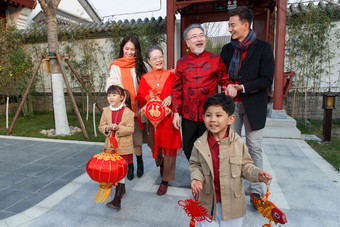 幸福新年拜年女人休闲清晰镜头