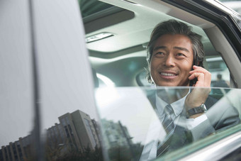 商务电话沟通汽车生活方式高清镜头