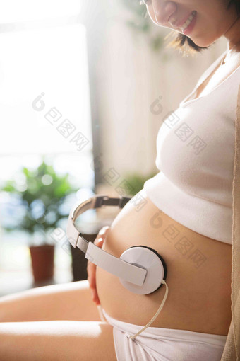 孕妇生活腹部满意身体<strong>保养</strong>清晰相片