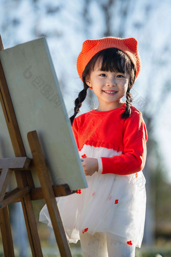 画画可爱小女孩生活方式