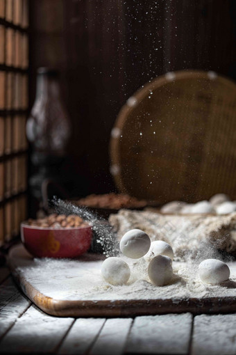 汤圆美食中华美食静物高质量摄影