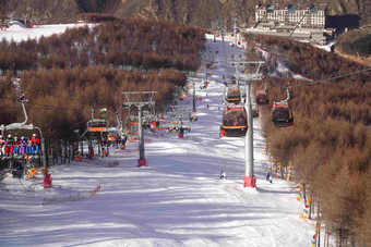 滑雪场雪场儿童中国冬奥会