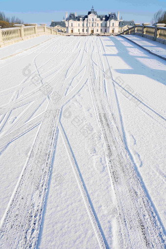 雪景雪地清新素材