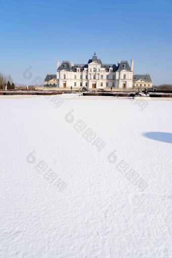 雪景摄影水的凝结形态白色氛围拍摄