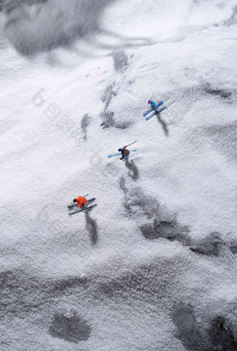 创意奥运滑雪雪景氛围相片