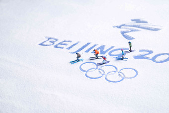 奥运滑雪运动员冬季奥运会写实素材