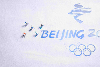 奥运滑雪锻炼中国创意高端影相