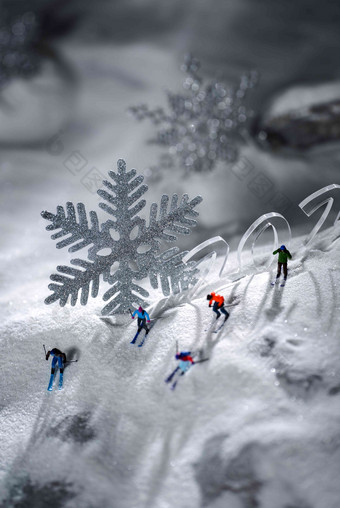 微观滑雪运动