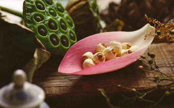 莲子食品摄影图