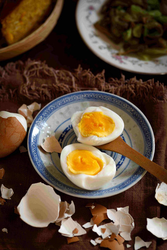 鸡蛋烹调高端摄影图