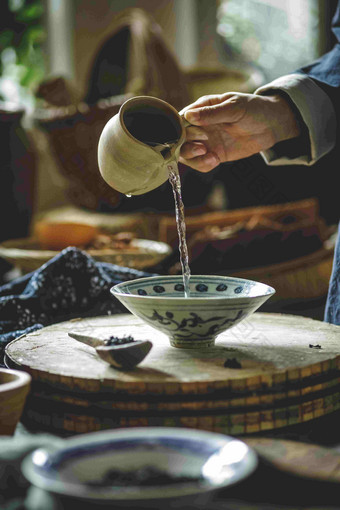 厨师做饭食品容器美味高端照片