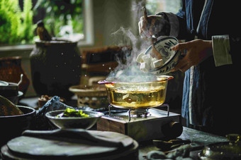 厨师做饭